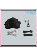 2XXT Cosplay Uma Musume Pretty Derby Curren Chan Ma Chérie of the New Moon Black Dress Cosplay Costume